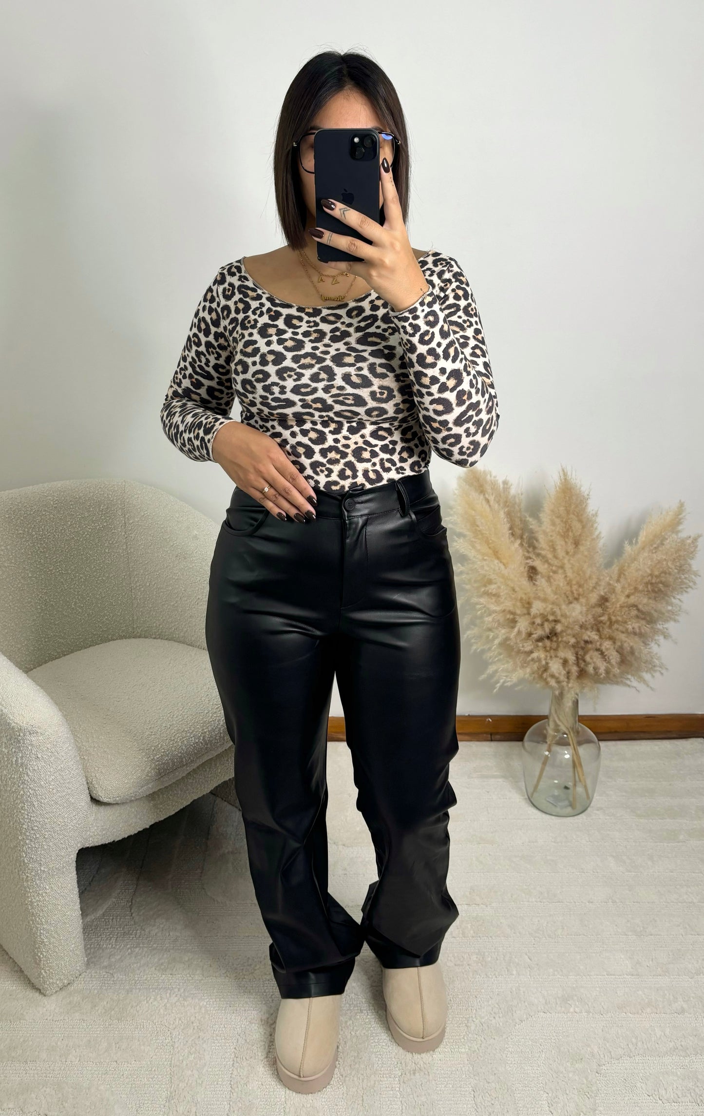 Pantalon simili LOUNA