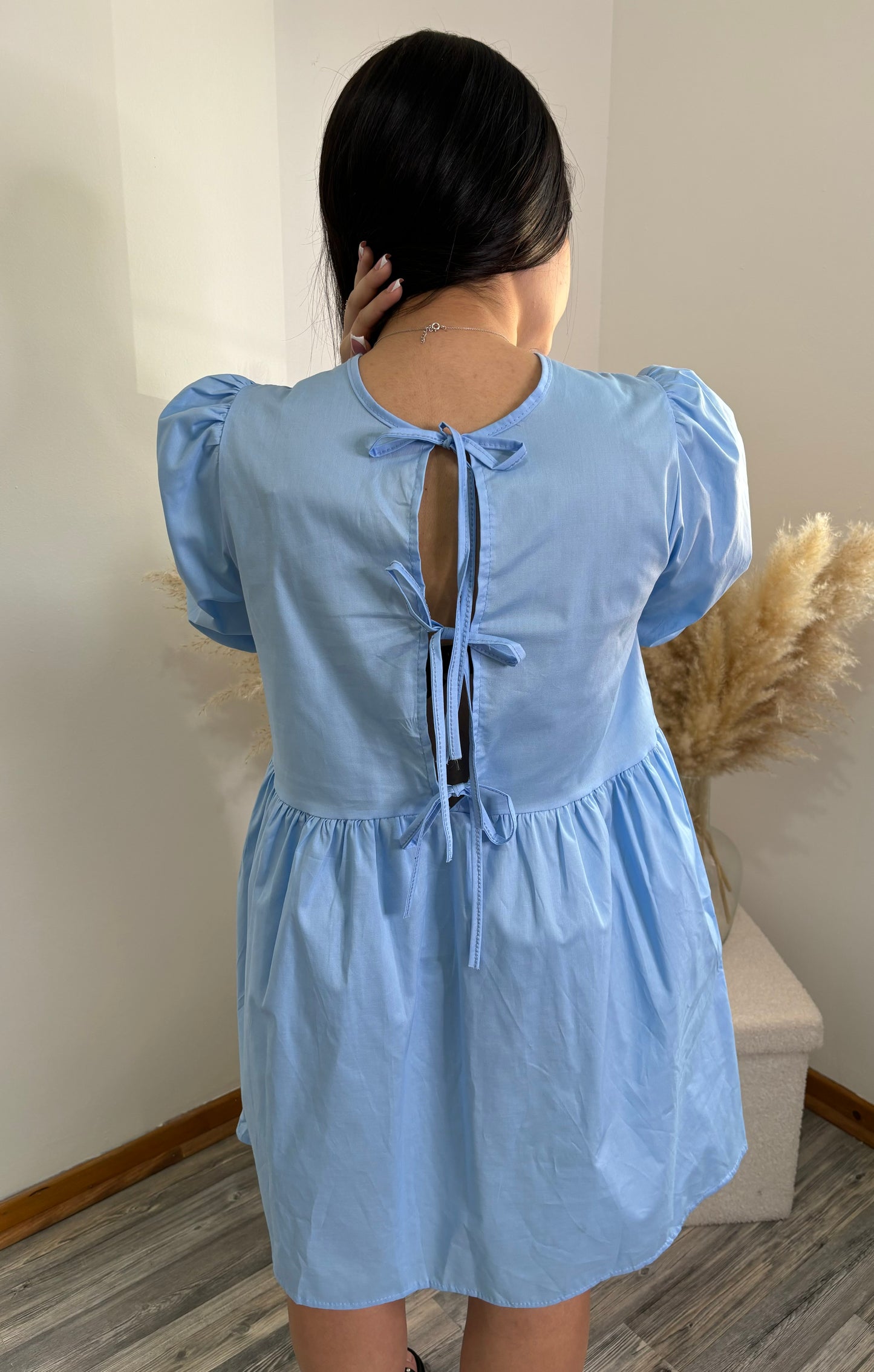 Robe Noeuds Bleu APOLLINE